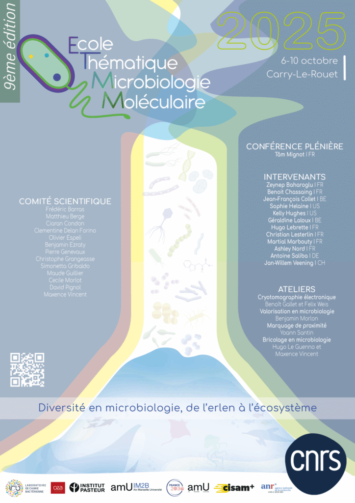 Couverture de l'École Thématique de Microbiologie Moléculaire du CNRS