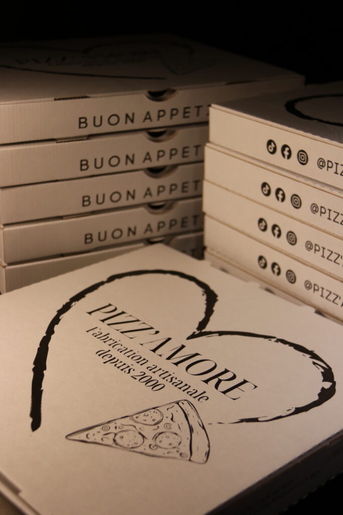 Création de contenu pour la pizzeria Pizz'Amore